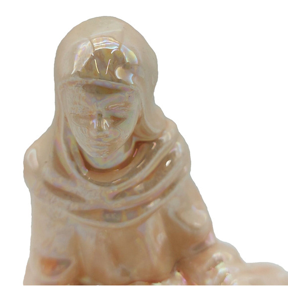Nativity Mary Replacement Figurine Porcelain Iridescent Color 3" - Picture 2 of 8